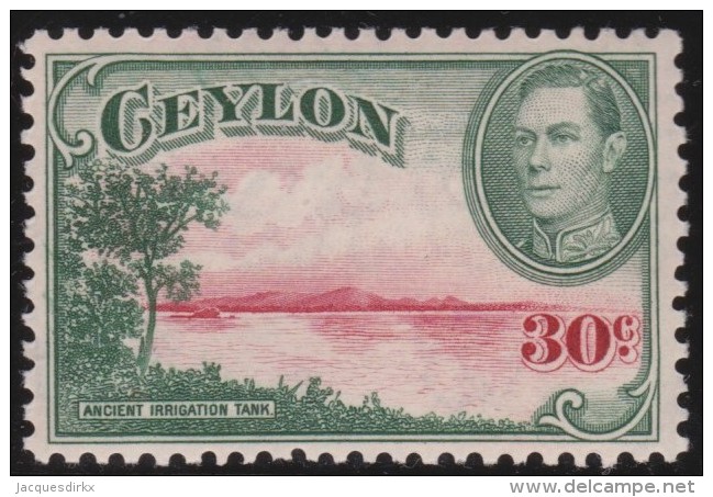 Ceylon   .       SG     .    393a      .        *    .     Ongebruikt   .    /    .   Mint-hinged - Ceylon (...-1947)