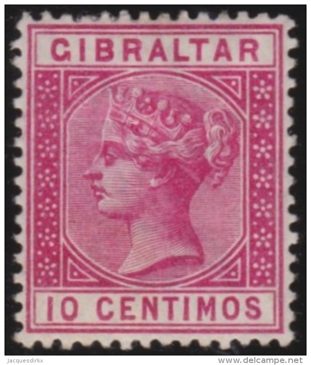 Gibraltar    .       SG     .    23    .        *    .     Ongebruikt   .    /    .   Mint-hinged - Gibraltar