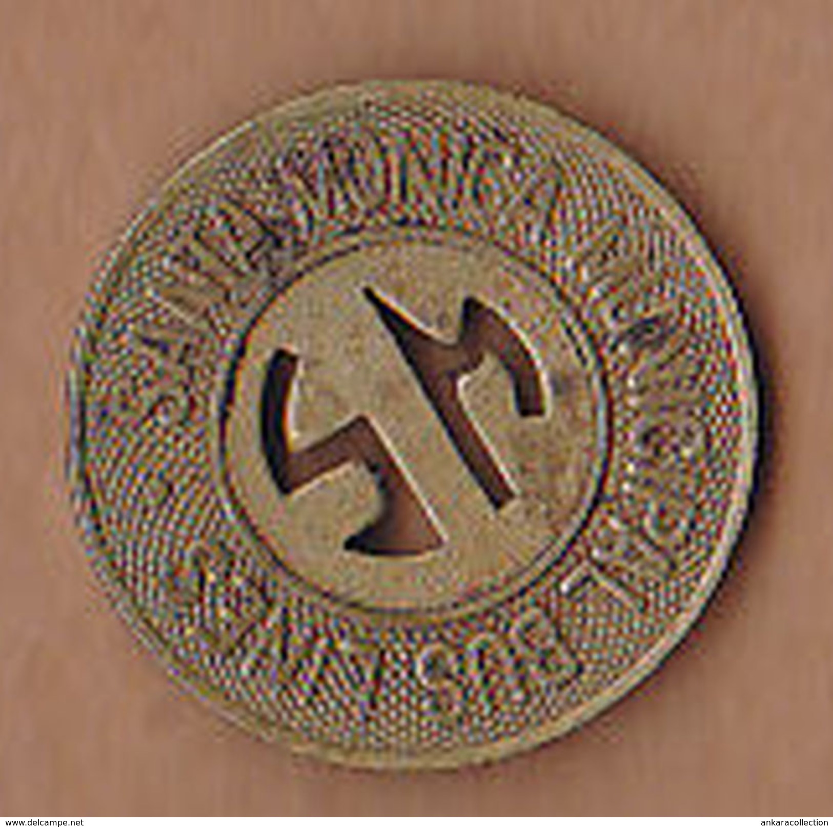 AC -  SANTA MONICA CALIFORNIA MUNICIPAL BUS LINES #1 GOOD FOR ONE ZONE FARE  TOKEN - JETON - Noodgeld