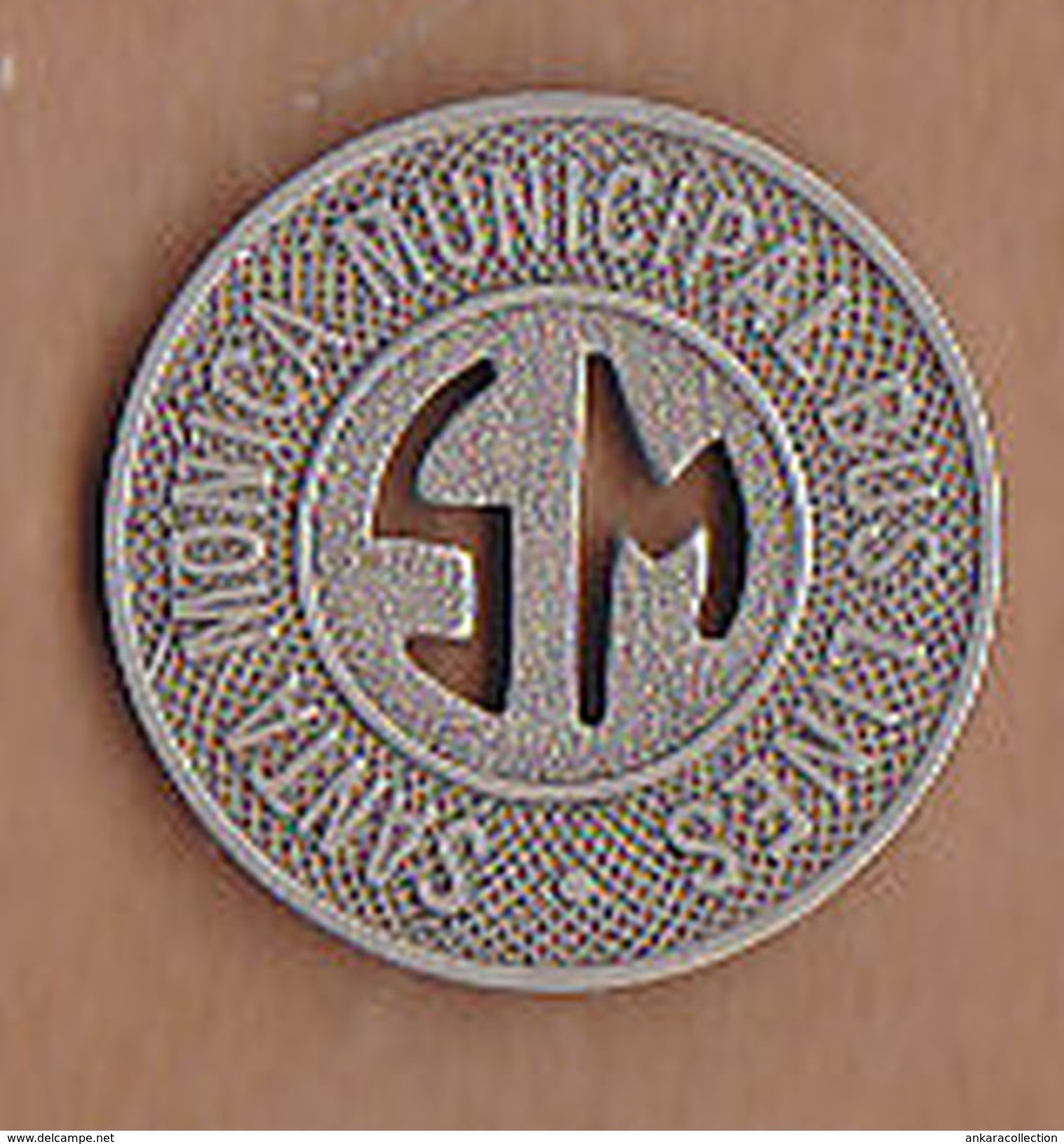 AC -  SANTA MONICA CALIFORNIA MUNICIPAL BUS LINES #2 GOOD FOR ONE ZONE FARE  TOKEN - JETON - Monetary/Of Necessity