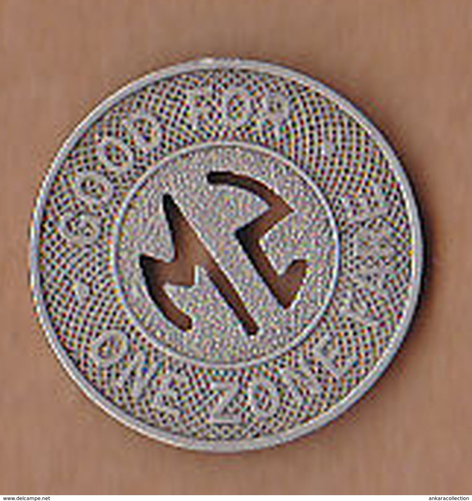 AC -  SANTA MONICA CALIFORNIA MUNICIPAL BUS LINES #2 GOOD FOR ONE ZONE FARE  TOKEN - JETON - Monetary/Of Necessity