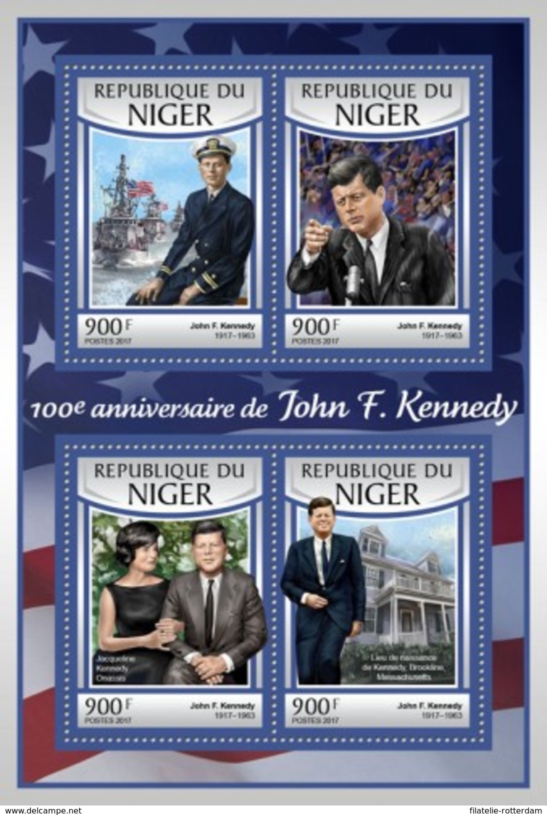 Niger - Postfris / MNH - Sheet John F. Kennedy 2017 - Niger (1960-...)