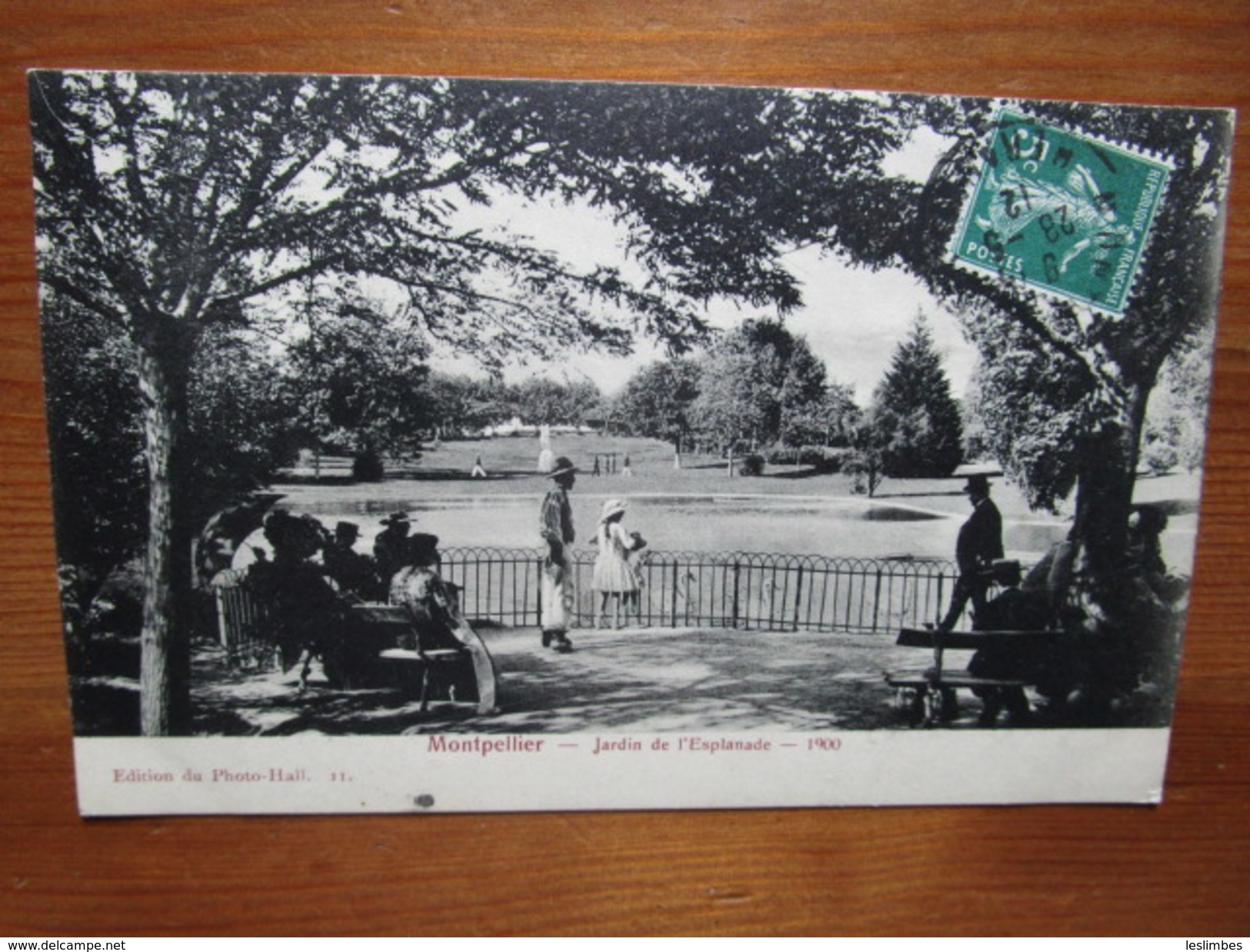 Montpellier. Jardin De L'Esplanade - 1900. Edition Du Photo-Hall II. 17622. Voyagee 1912 - Montpellier