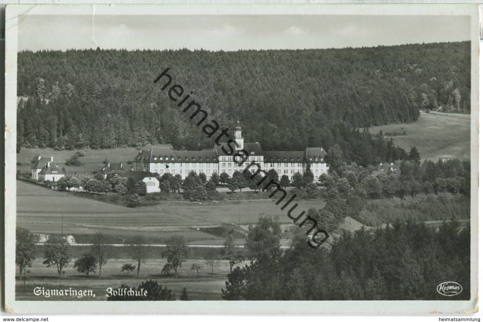 Sigmaringen - Zollschule - Foto-Ansichtskarte - Sigmaringen