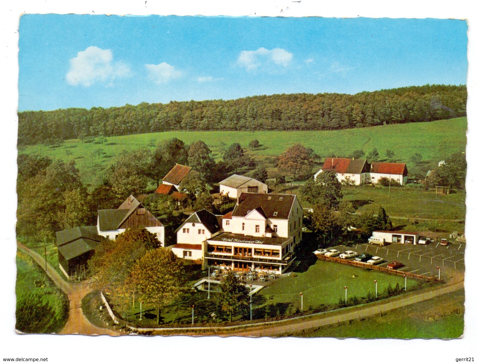 5870 HEMER - FRÖNSBERG, Hotel "Frönsberger Hof", Luftaufnahme - Hemer
