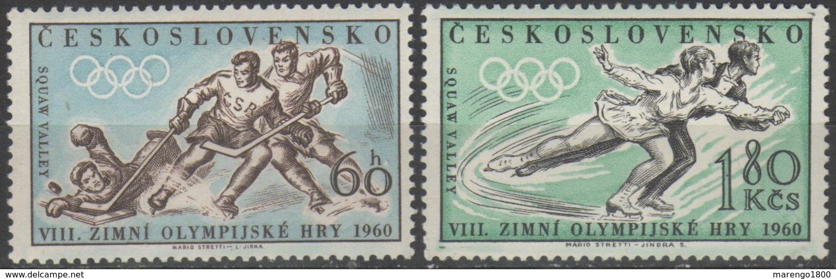 Cecoslovacchia 1960 - Olimpiadi         (g4985) - Winter 1960: Squaw Valley