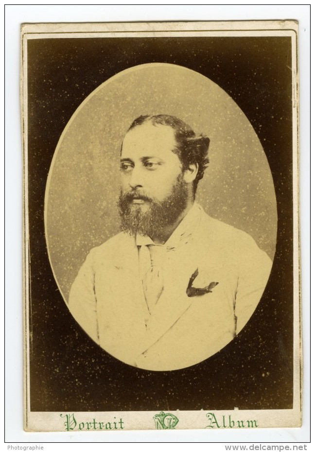 Prince Of Wales Edward VII Duc De Galles Ancienne Photo Carte Cabinet 1865 - Old (before 1900)
