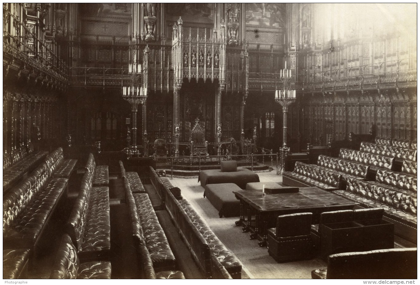 Royaume Uni Londres Chambre Des Lords Westminster Ancienne Photo GWW George Washington Wilson 1880 - Old (before 1900)