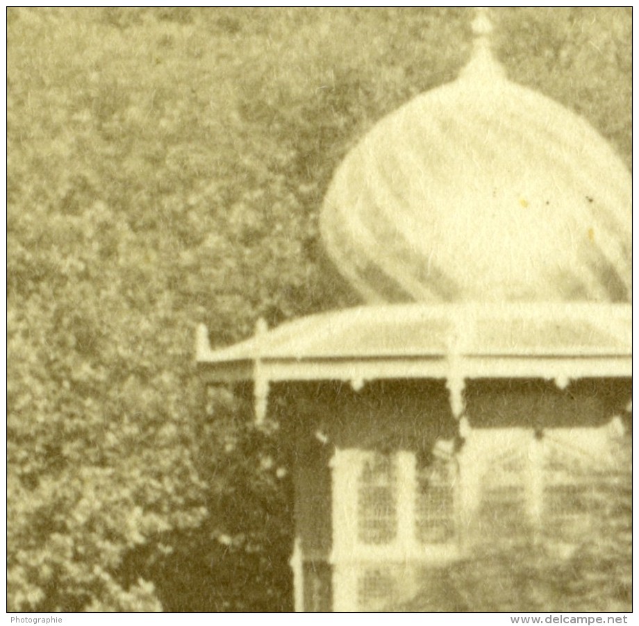 France Paris Lac Du Bois De Boulogne Ancienne Photo Mansuy 1868 - Old (before 1900)