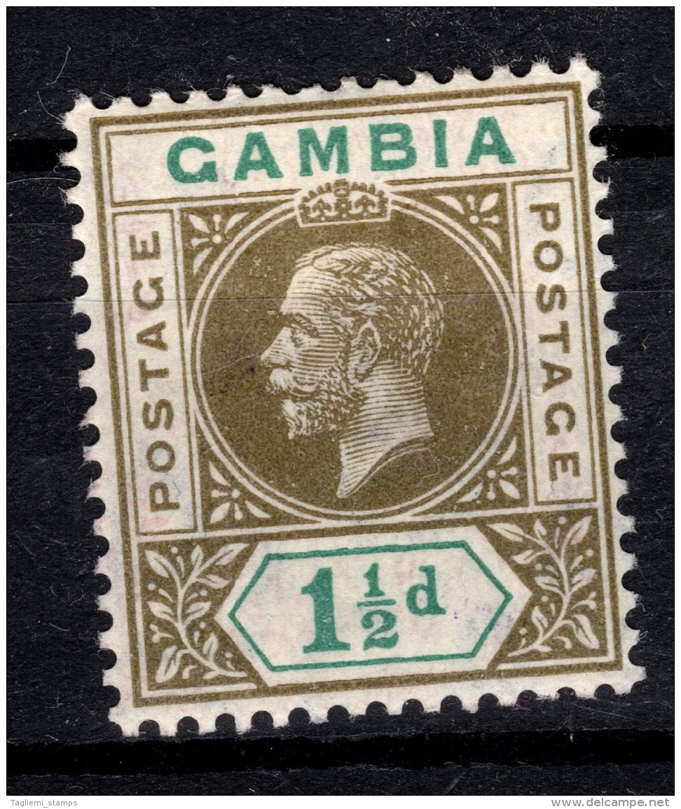 Gambia, 1912, SG 88, Mint Hinged (Wmk Mult Crown CA) - Gambia (...-1964)