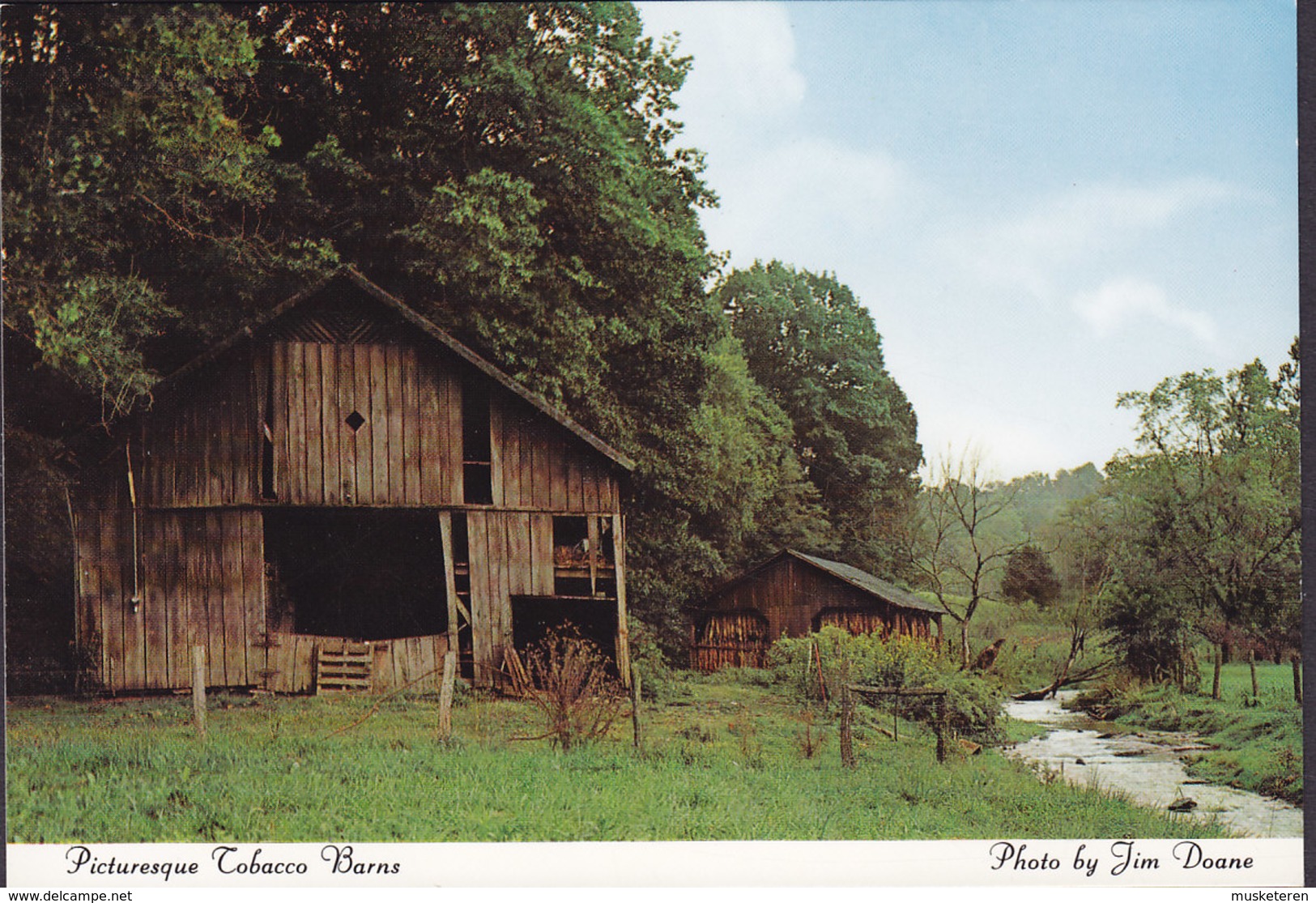 United States PPC Pitoresque Tobacco Barns, Charlotte North Carolina Photo Jim Doane (2 Scan) - Charlotte