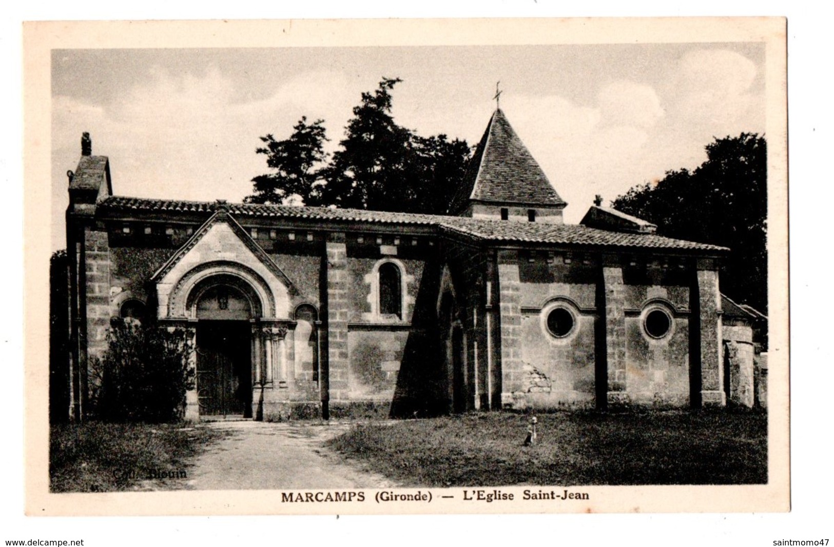 33 - MARCAMPS . L'EGLISE SAINT-JEAN - Réf. N°287 - - Autres & Non Classés