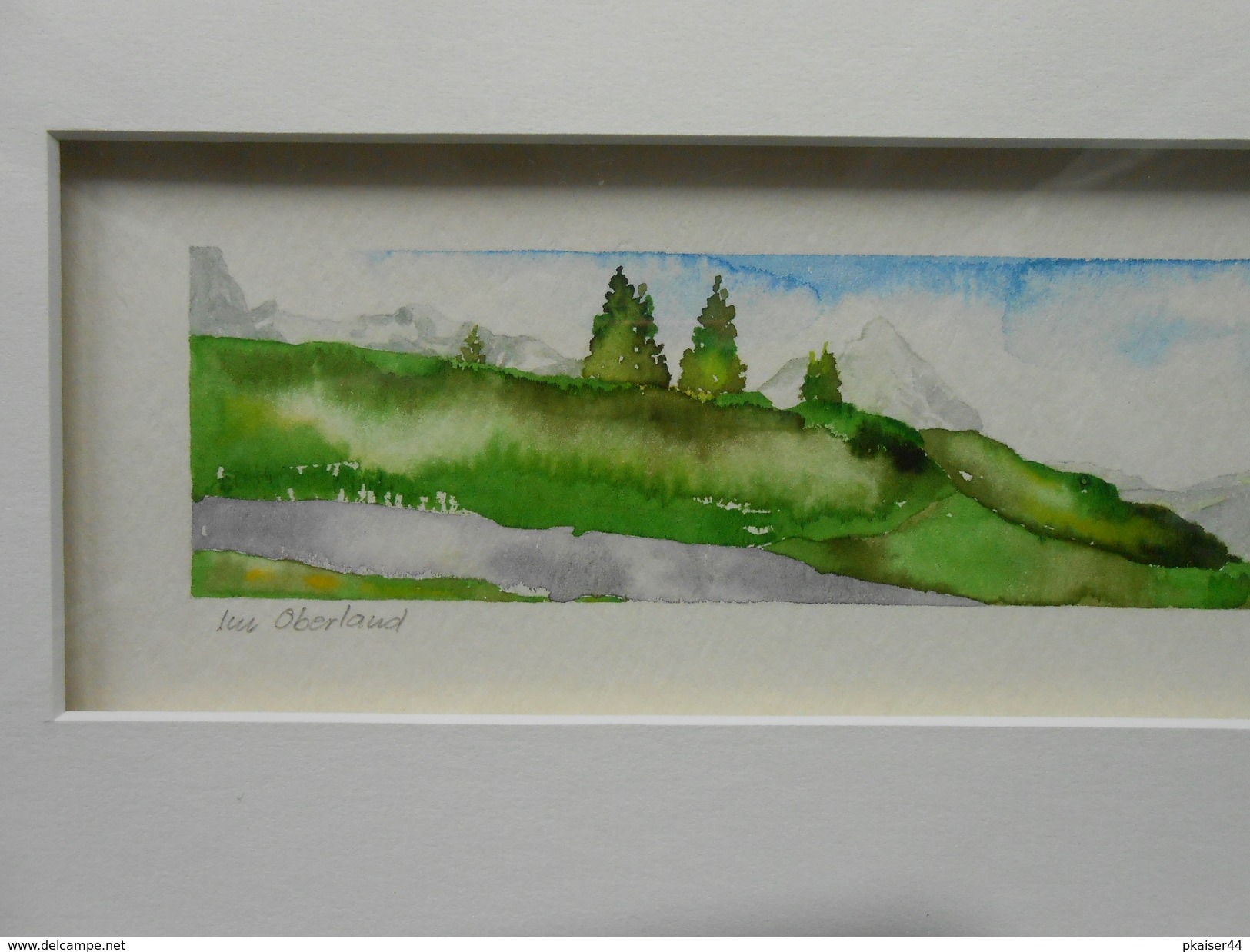 Aquarell CH "Im Oberland" GR  250 € - (R) - Acquarelli