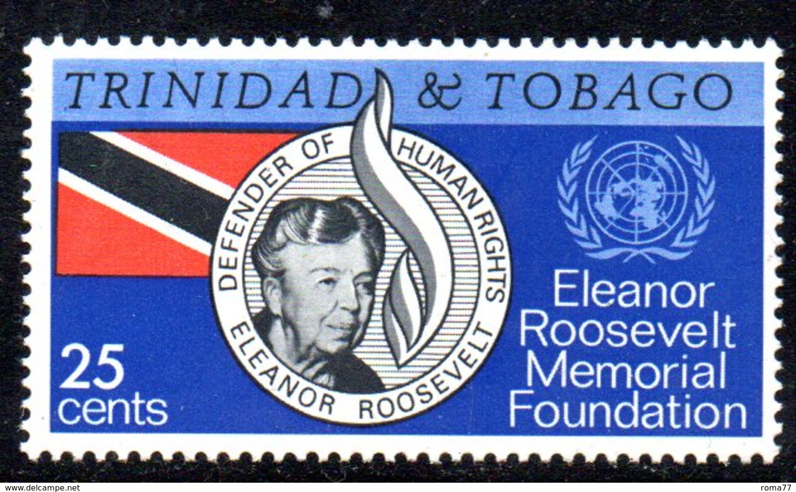 R919 - TRINIDAD TOBAGO 1965  , Yvert  Serie N. 205   ***  MNH  Roosvelt - Trindad & Tobago (1962-...)