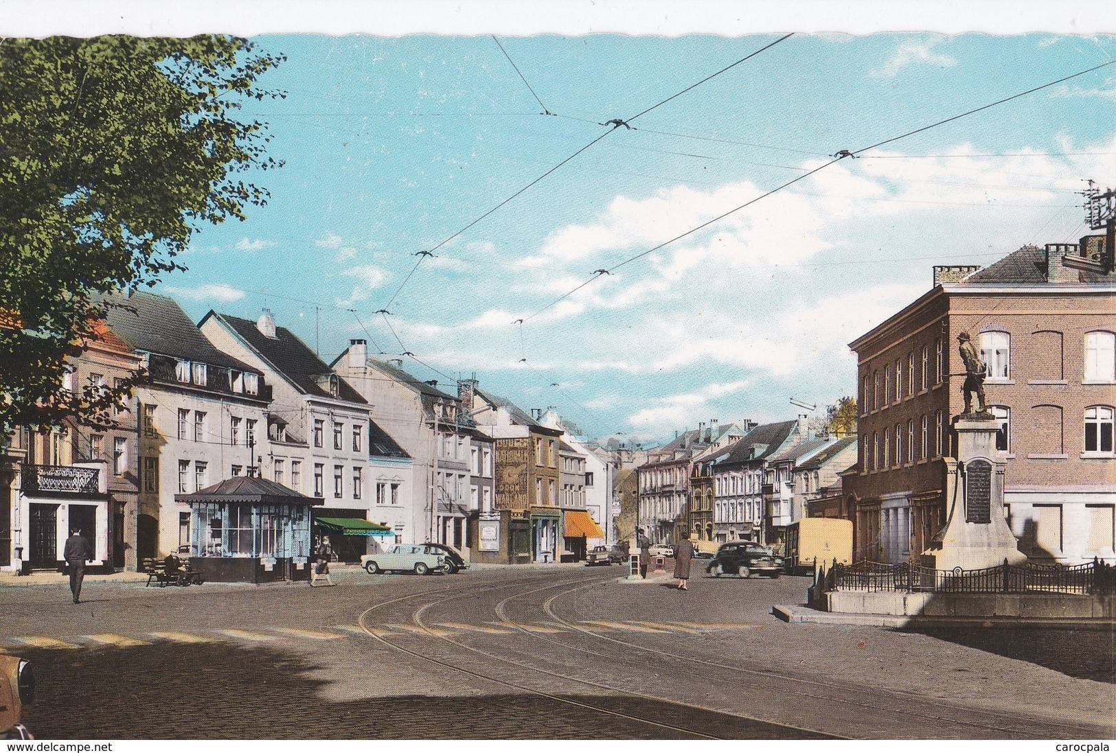 Carte 1950 ENSIVAL / VERVIERS / RUE / PLACE - Verviers