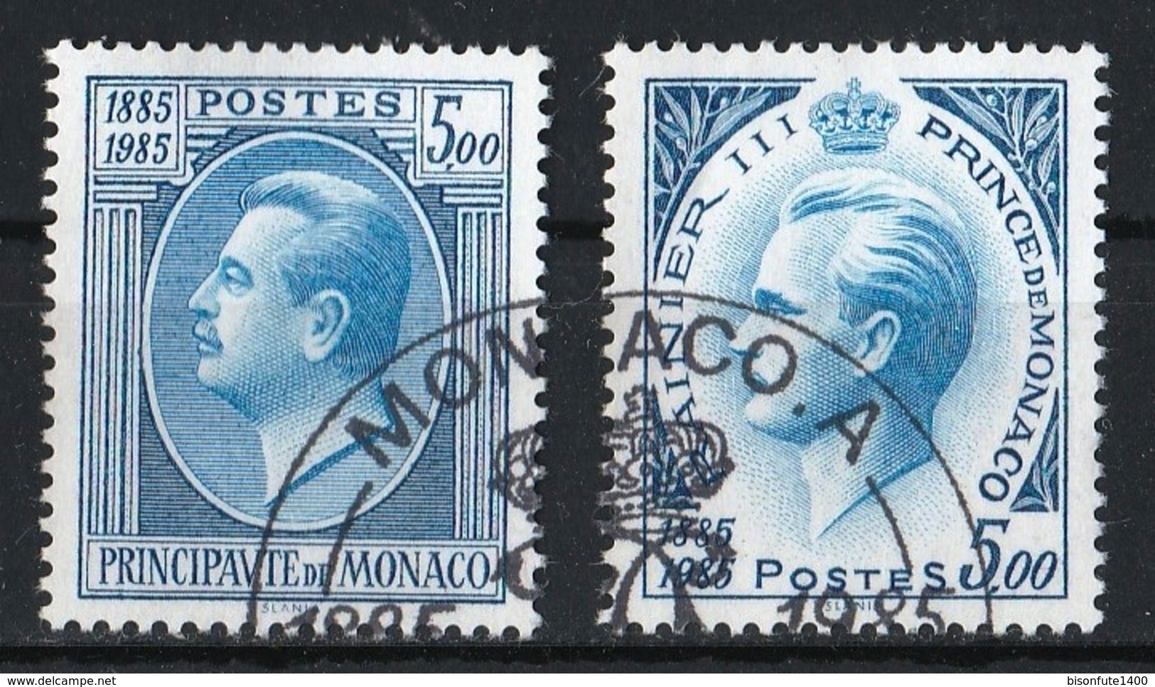 Monaco 1985 : Timbres Yvert & Tellier N° 1508 Et 1509. - Usados