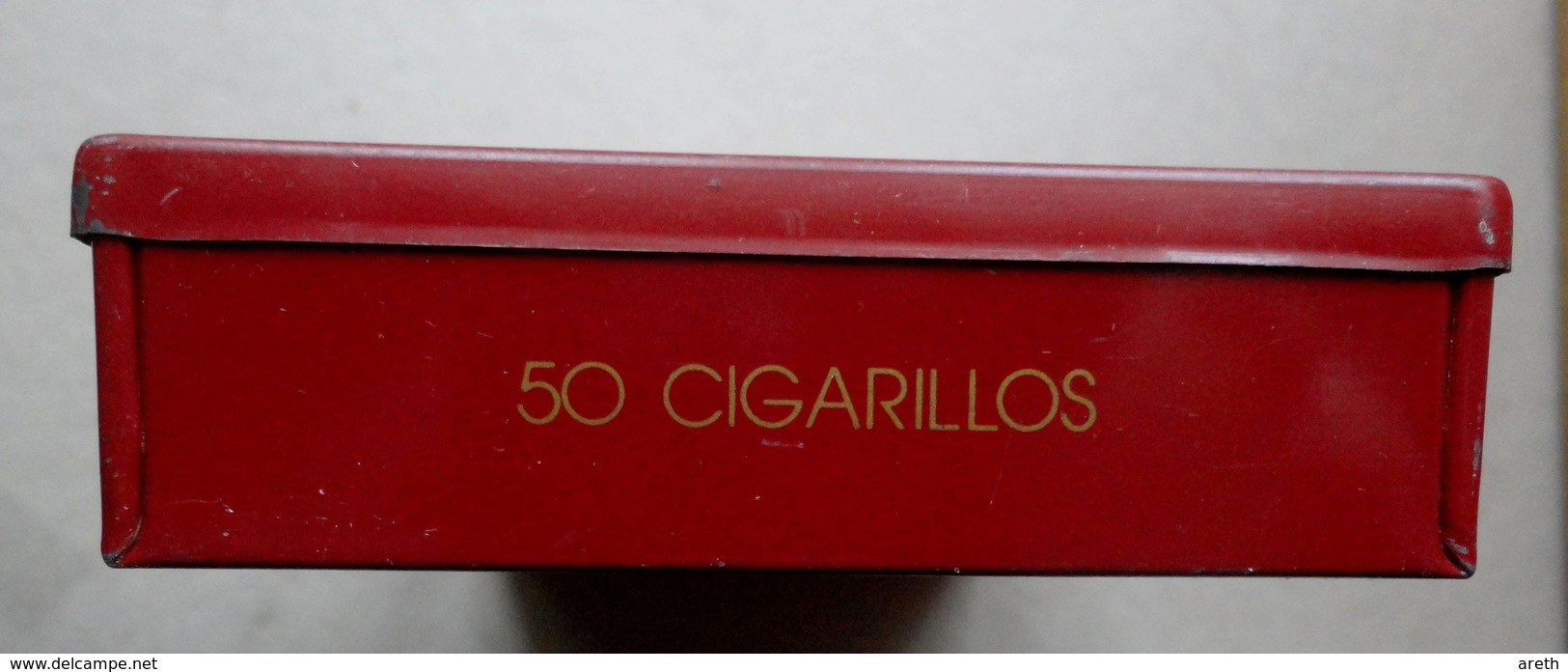 Ancienne Boite Métal Cigarillos REINITAS - Cajas Para Tabaco (vacios)