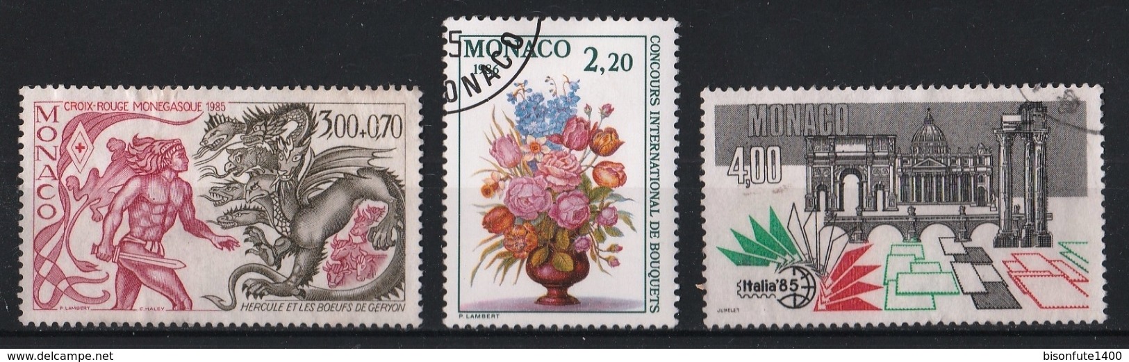 Monaco 1985 : Timbres Yvert & Tellier N° 1494 - 1497 Et 1491. - Usados