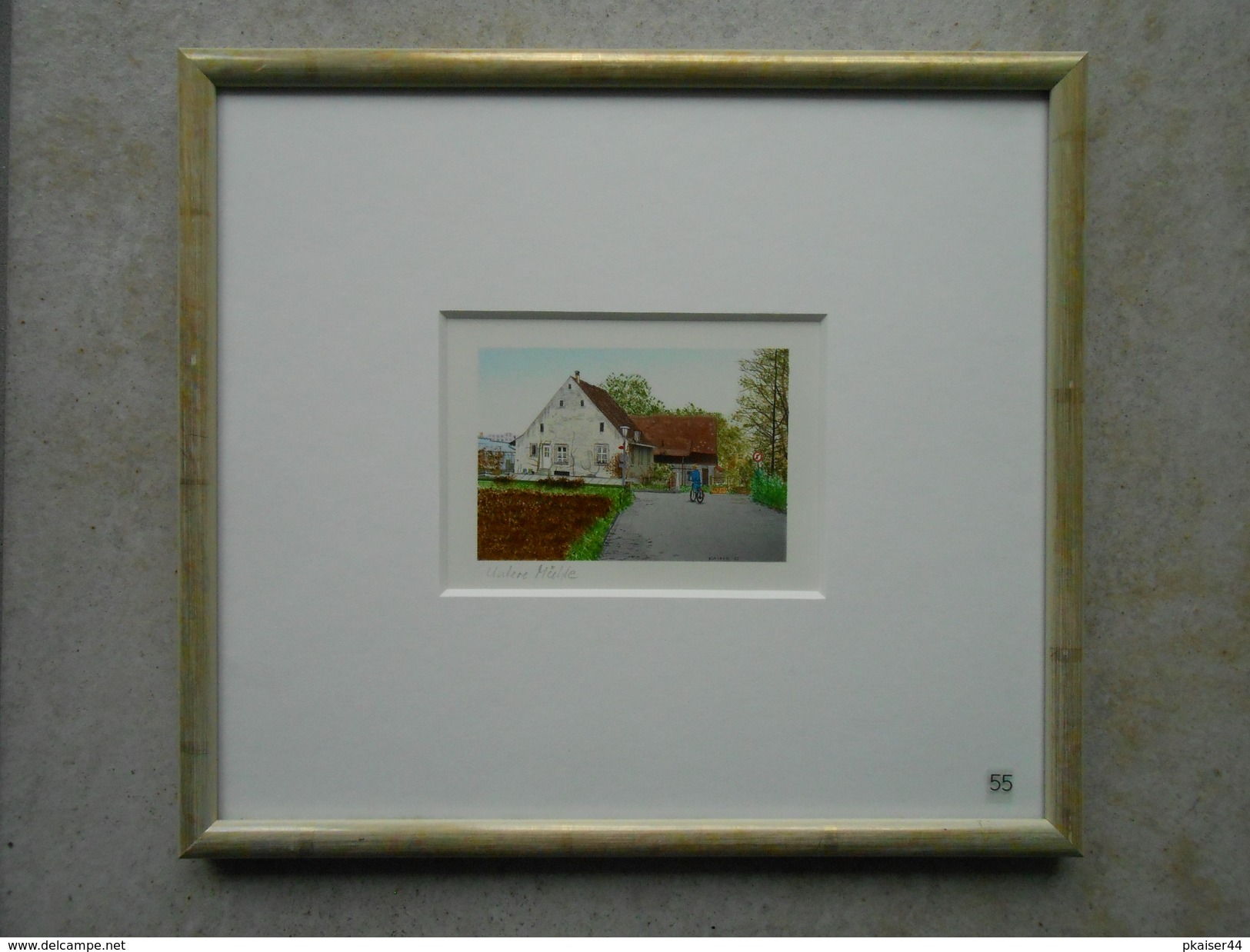 Acryl Malerei  CH "Therwil BL Untere Mühle"- 450,00 € - (R) - Acrilicos