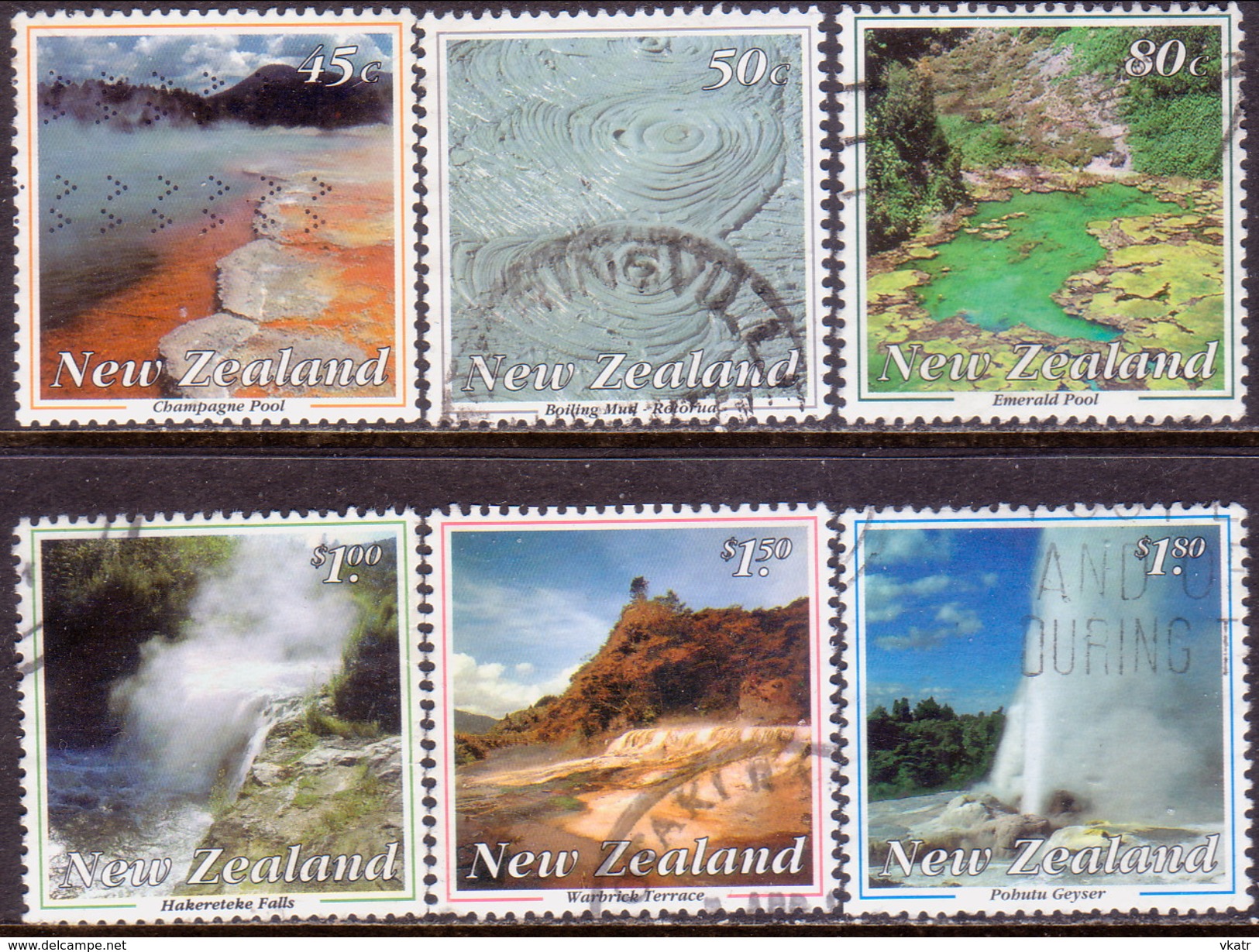NEW ZEALAND 1993 SG 1730-35 Compl.set Used Rotorua - Gebraucht