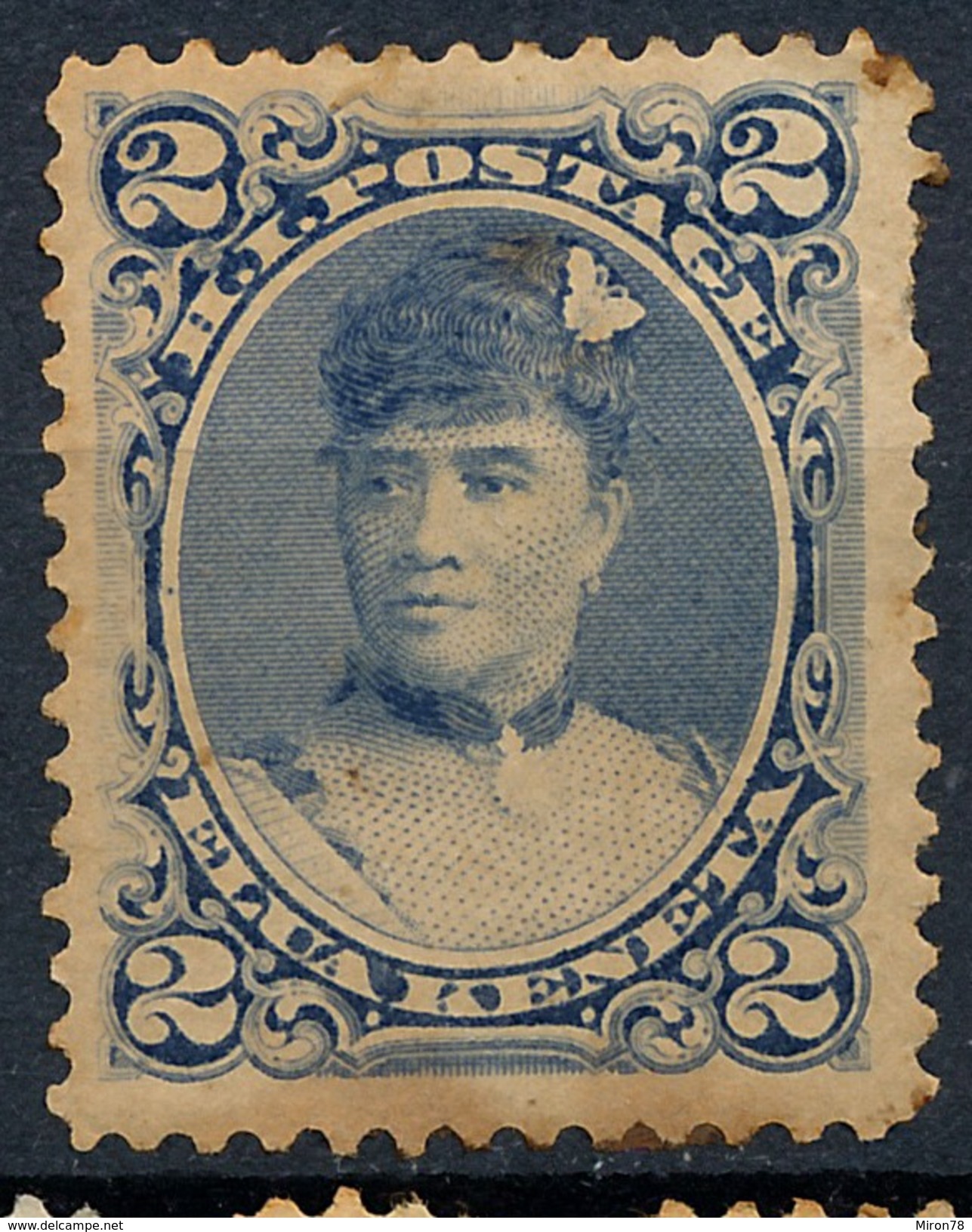 Stamp Hawaii 1890 Mint 2c Lot#11 - Hawai