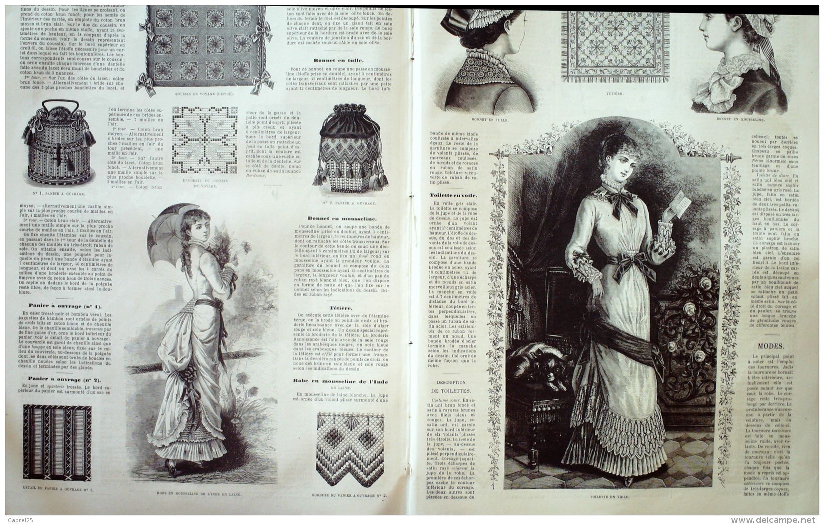 LA MODE ILLUSTREE-1881-20-sans PATRONS-VOIR MODELES DETAILLES - Literature