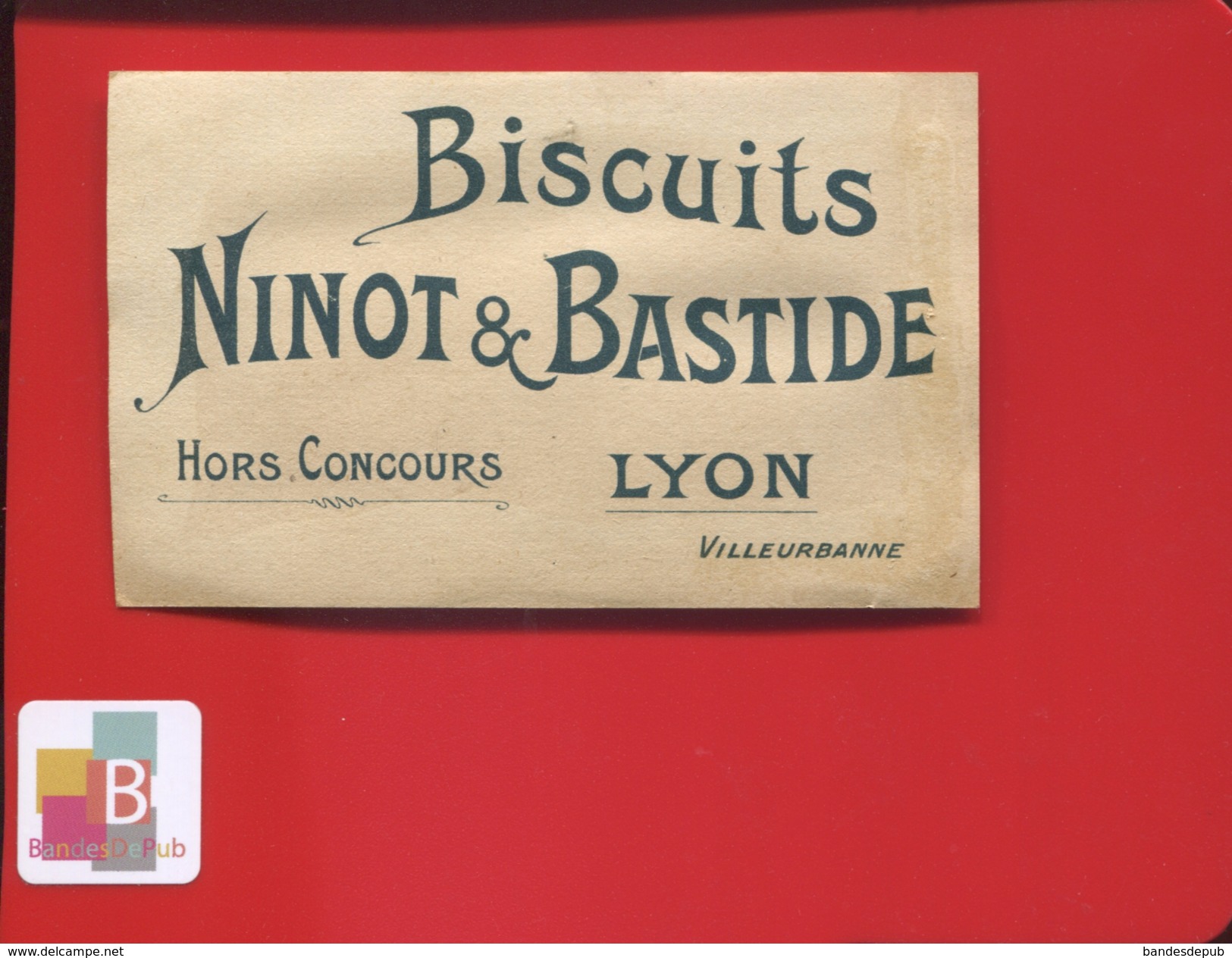 Lyon Villeurbanne Biscuits Ninot Bastide Jolie Chromo MULCEY ST ETIENNE DANS LE MONDE MONDANITE ARISTOCRATIE - Lu