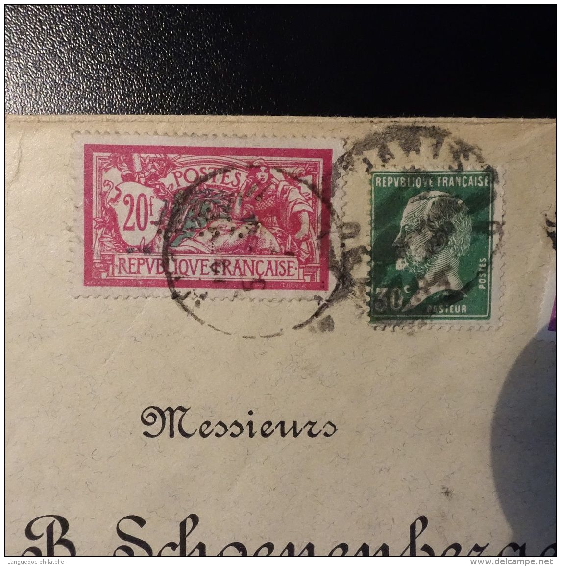 MERSON N°208/240 + PASTEUR N°174 SUR LETTRE COVER POUR ST GALL SUISSE - Oblitérés