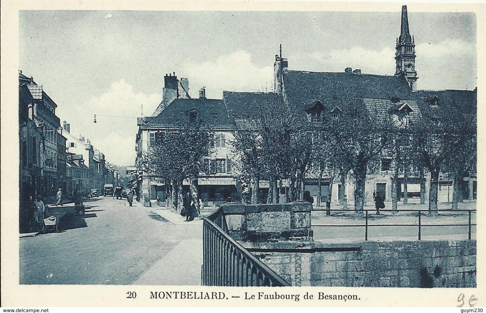 MONTBELIARD   Le Faubourg De Besançon - Montbéliard