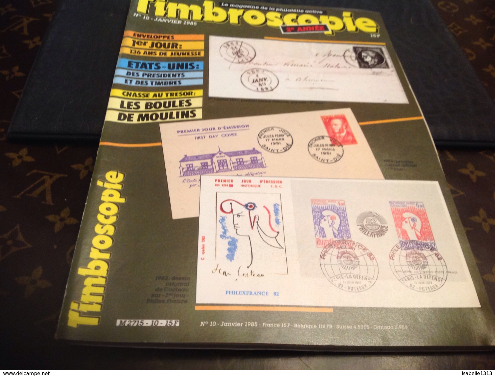 Timbroscopie 1985  1 Jour - Frans (tot 1940)