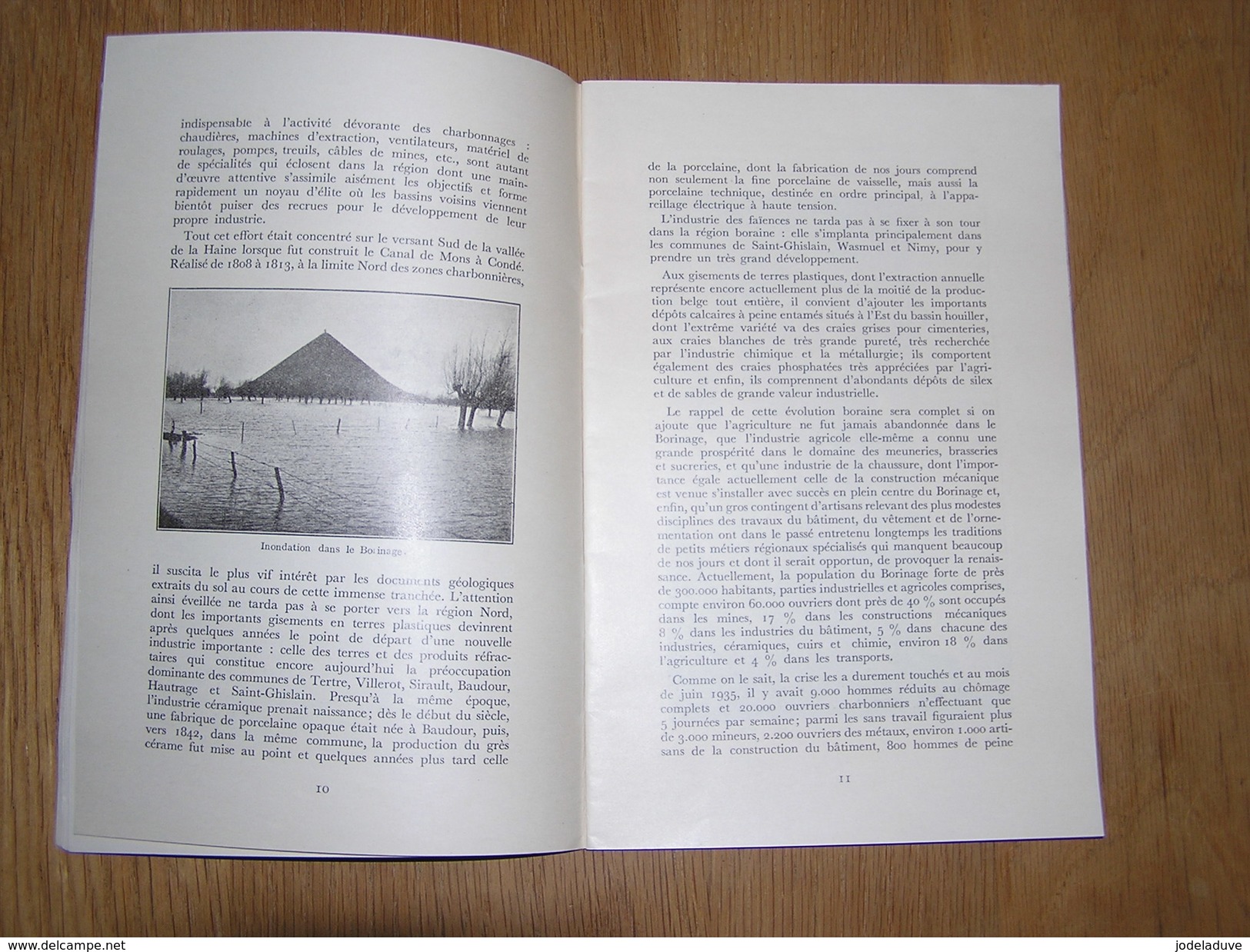 MONS ET LE BORINAGE Brochure Régionalisme Histoire Borinage Charbonnage Folklore Lumeçon Doudou Beffroi