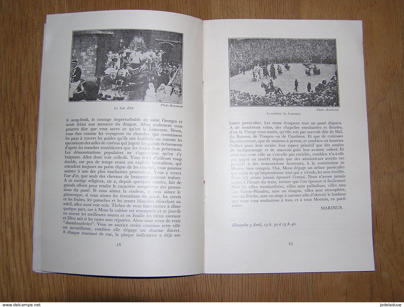 MONS ET LE BORINAGE Brochure Régionalisme Histoire Borinage Charbonnage Folklore Lumeçon Doudou Beffroi