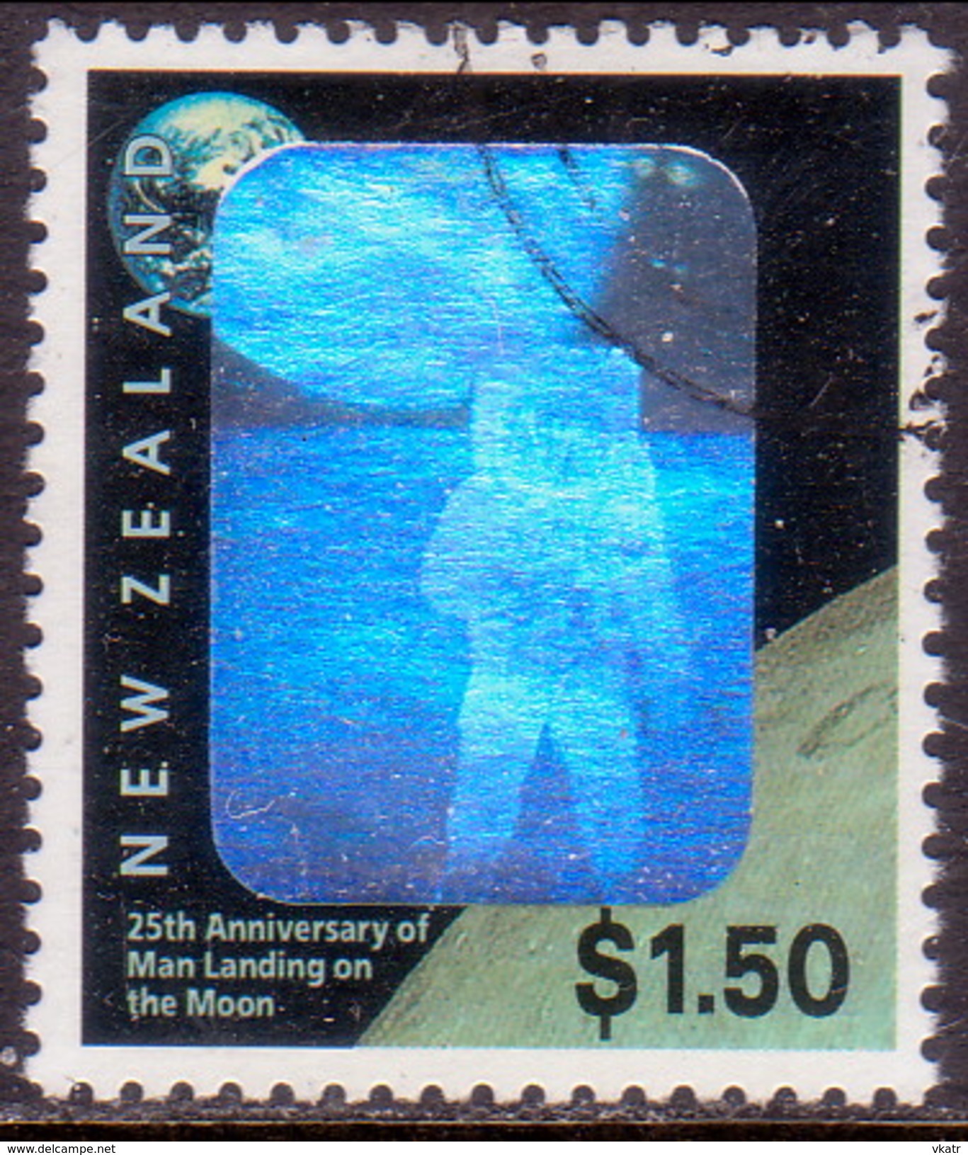 NEW ZEALAND 1994 SG 1818 $1.50 Used 25th Anniv First Moon Landing - Used Stamps