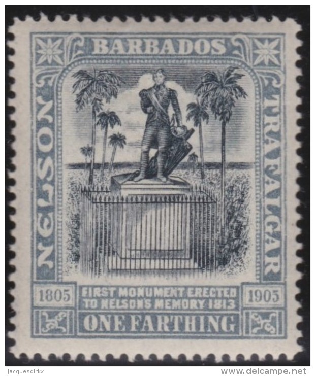 Barbados      .       SG     .    145       .        *     .      Ongebruikt   .    /    .   Mint-hinged - Barbados (...-1966)