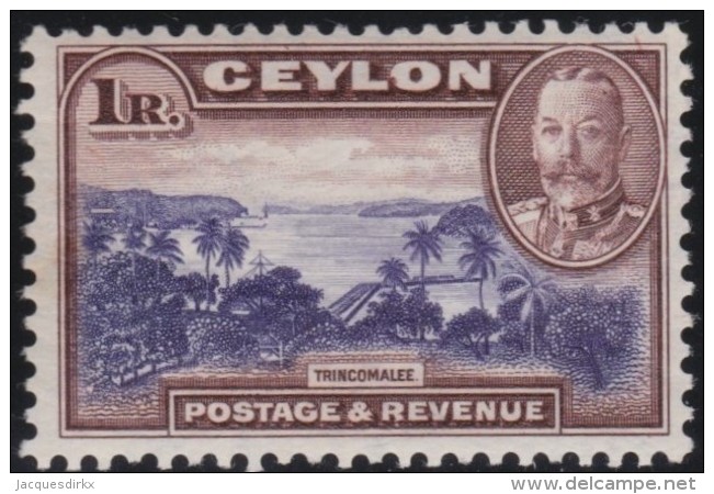 Ceylon     .       SG     .    378     .        *     .      Ongebruikt   .    /    .   Mint-hinged - Ceylon (...-1947)