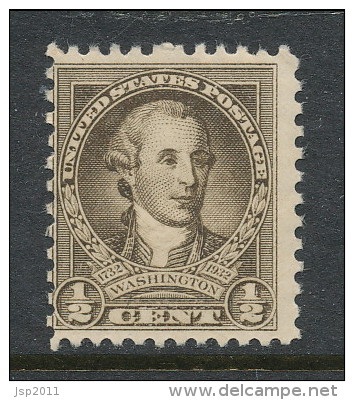 USA 1932 Scott 704. Washington Portrait By Peale, MNH (**). - Ungebraucht