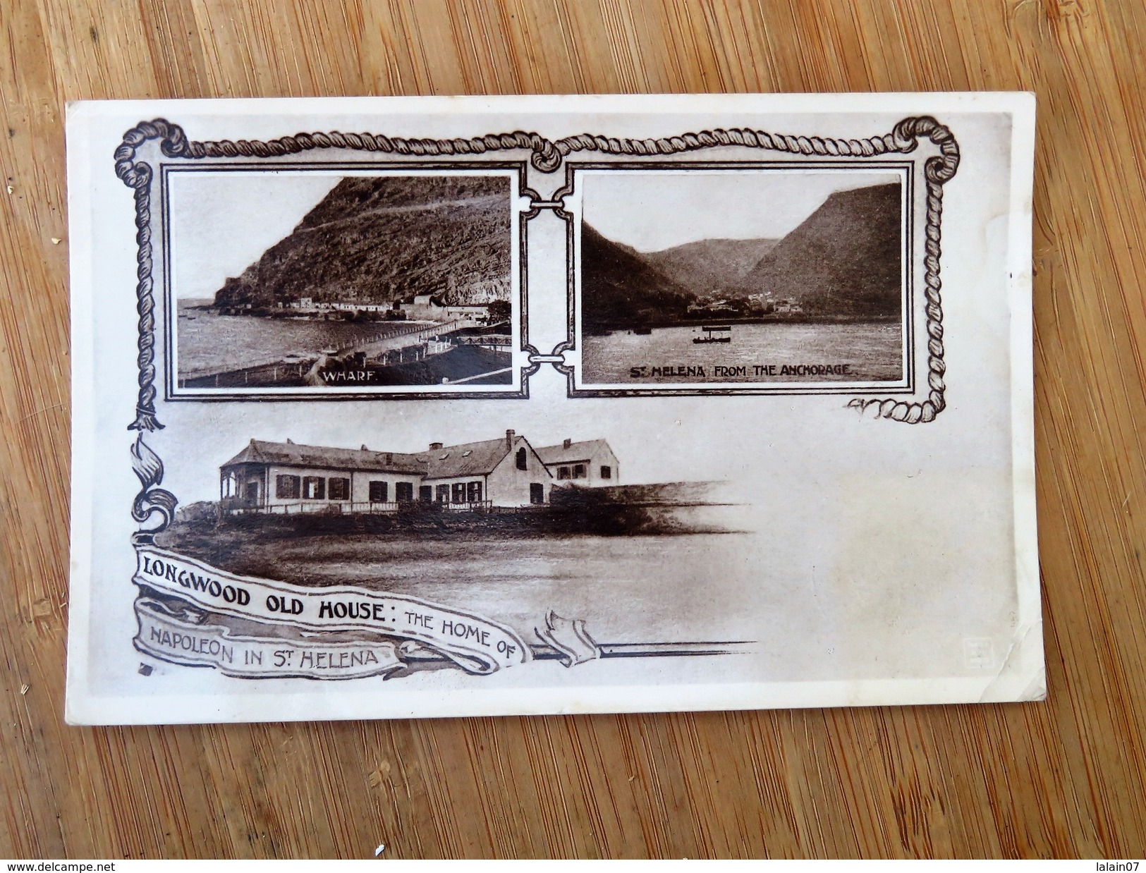 CPA SAINTE HELENE, ST. HELENA : 3 Views, Wharf, St Helena From Anchorage, Longwood Old House - Sant'Elena