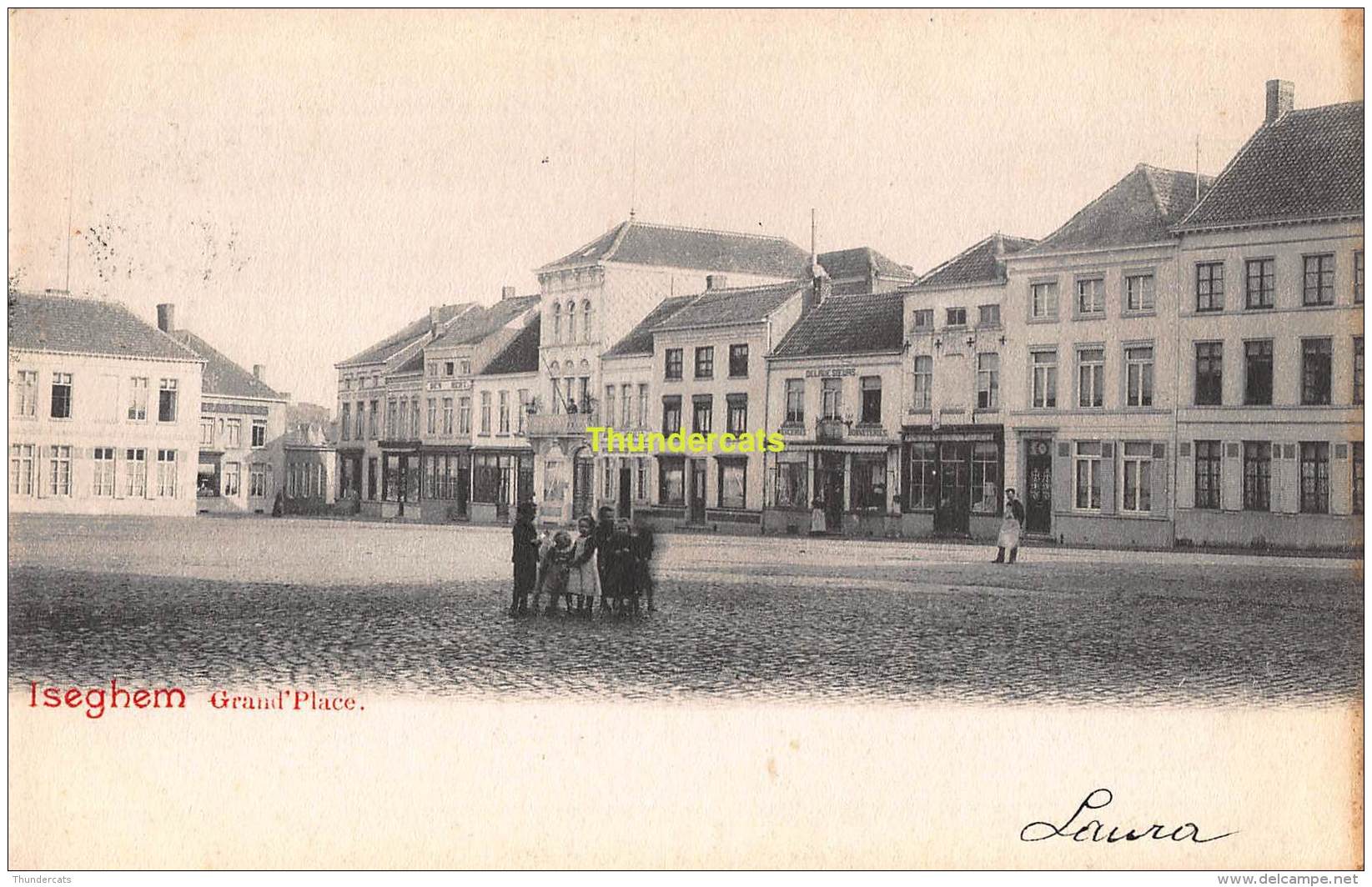 CPA  IZEGEM ISEGHEM GRAND PLACE - Izegem