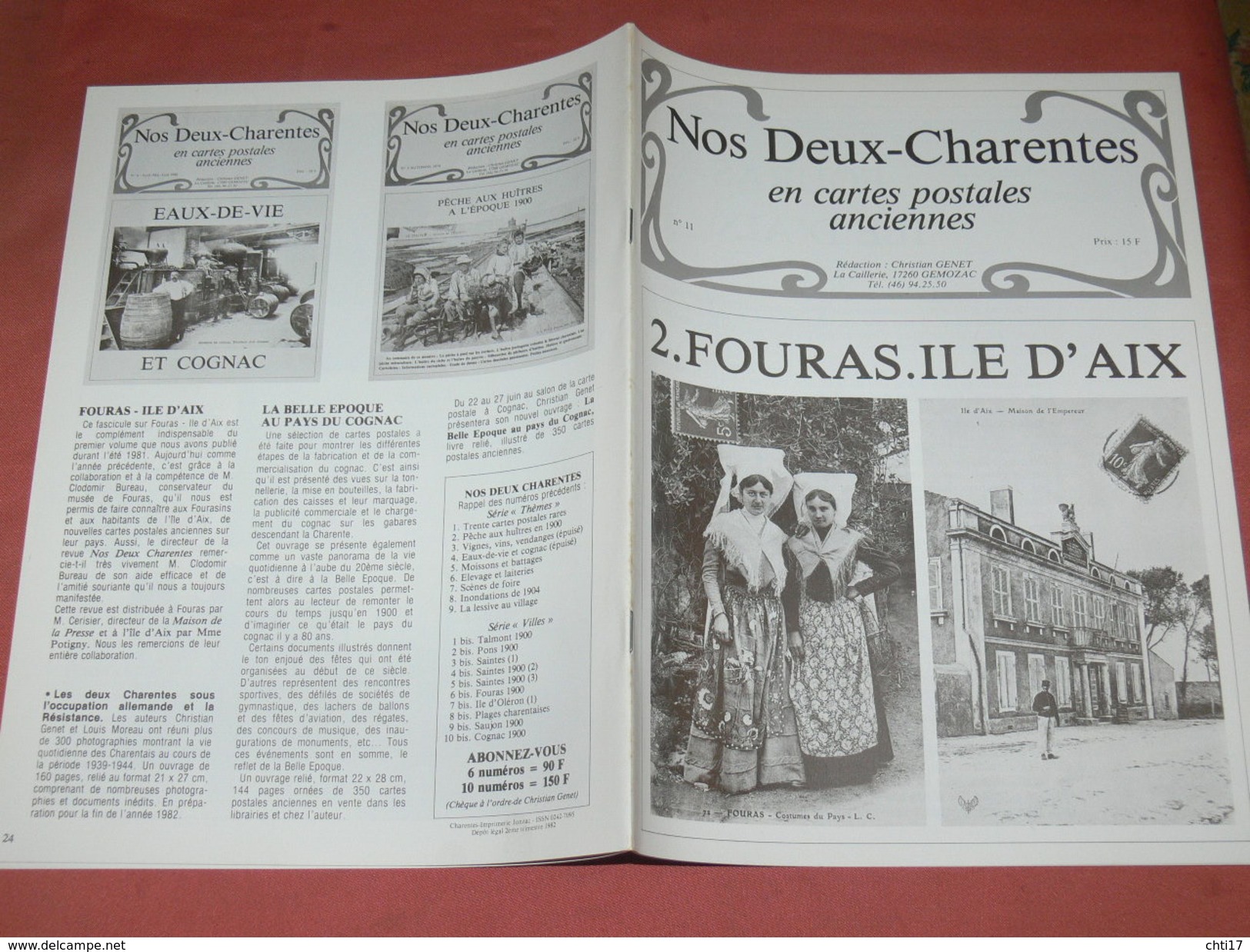 CHARENTES EN CPA N° 10  /1900   FOURAS ET ILE D AIX  /  ENVIRONS SAINTES ROYAN COGNAC ROCHEFORT LA ROCHELLE - Poitou-Charentes