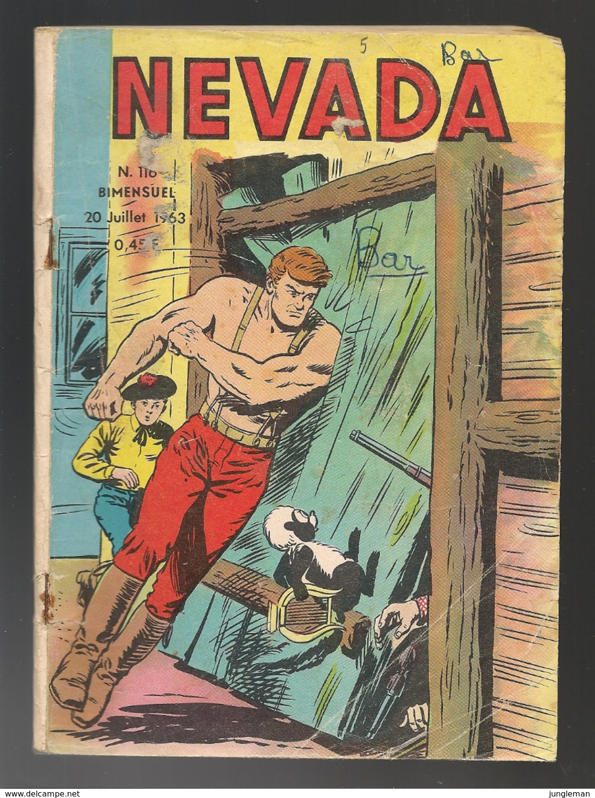 Nevada N° 116 - Editions LUG à Lyon - Juillet 1963 - Avec Miki Le Ranger, Apollon Et Lone Bardo - BE - Nevada