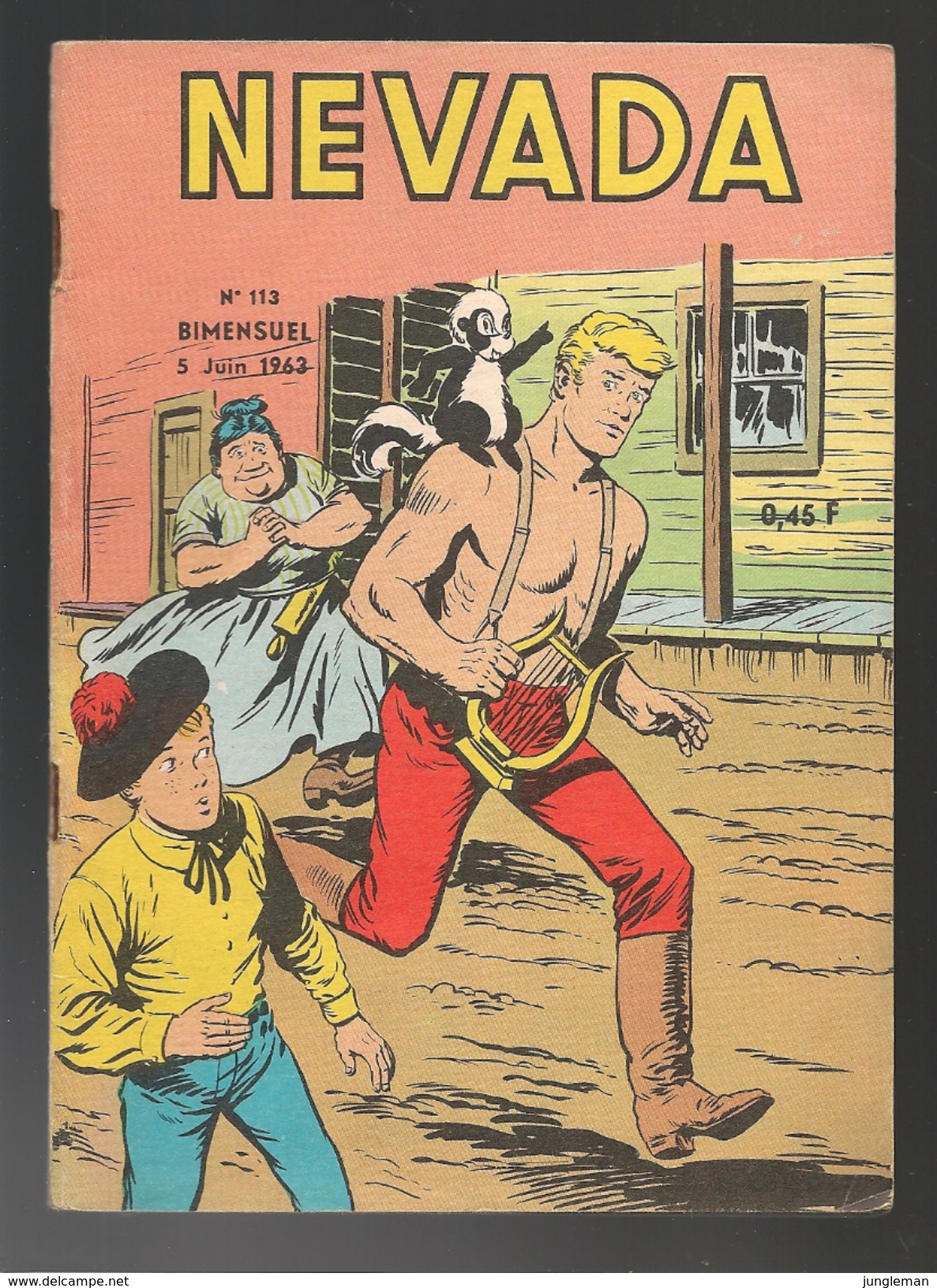 Nevada N° 113 - Editions LUG à Lyon - Juin 1963 - Avec Miki Le Ranger, Apollon Et Lone Bardo - BE - Nevada