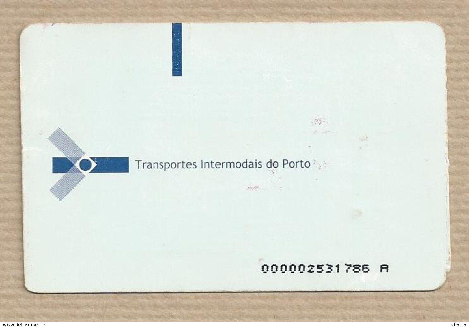 Intermodal Transport Of Porto. Preload Ticket. Metro - Bus - Train Ticket Transportation Billet De Transport Billete - Europa