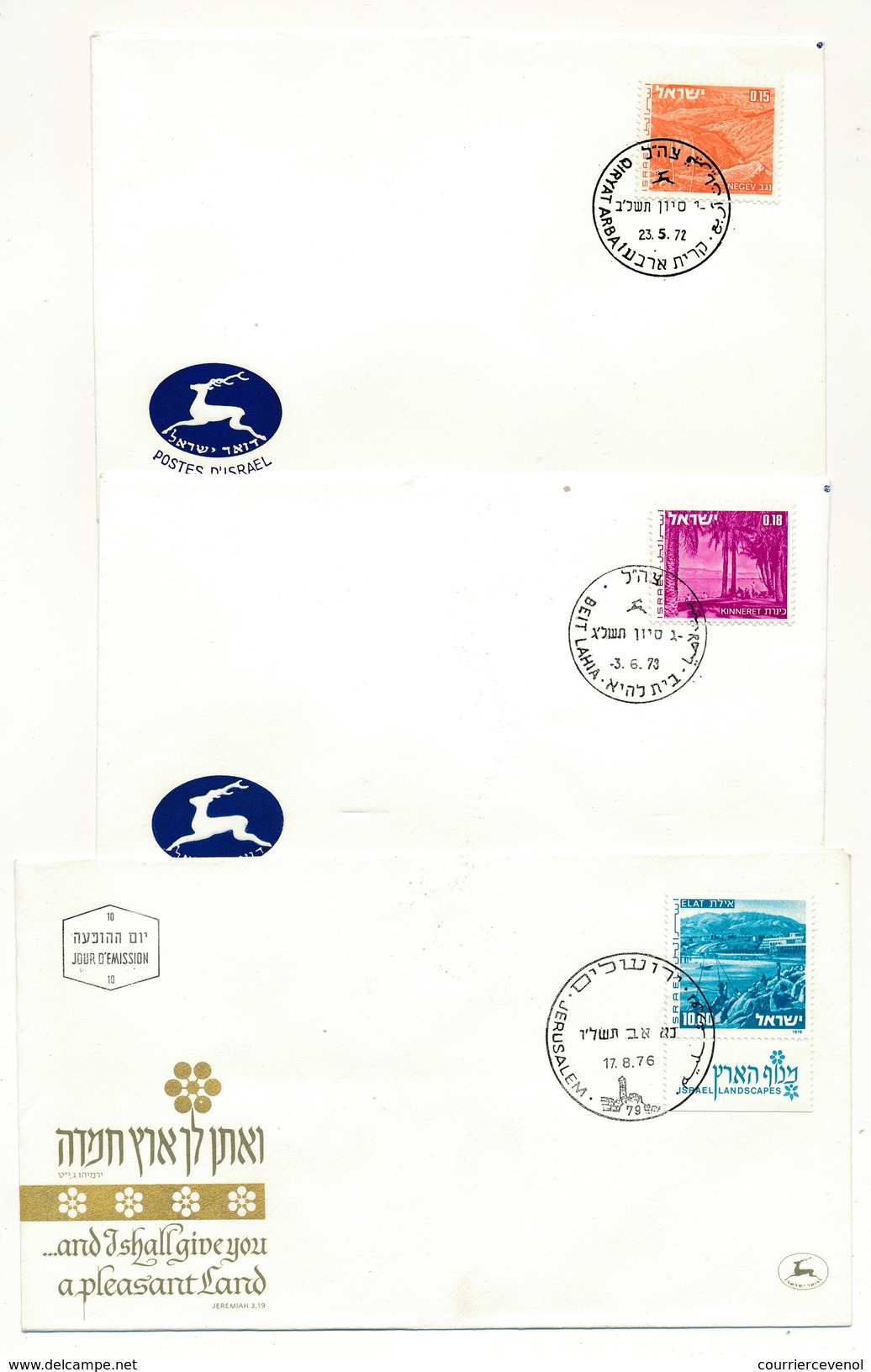 ISRAEL - Lot 21 Enveloppes FDC Diverses, Plupart 1960/70 - Collections, Lots & Séries