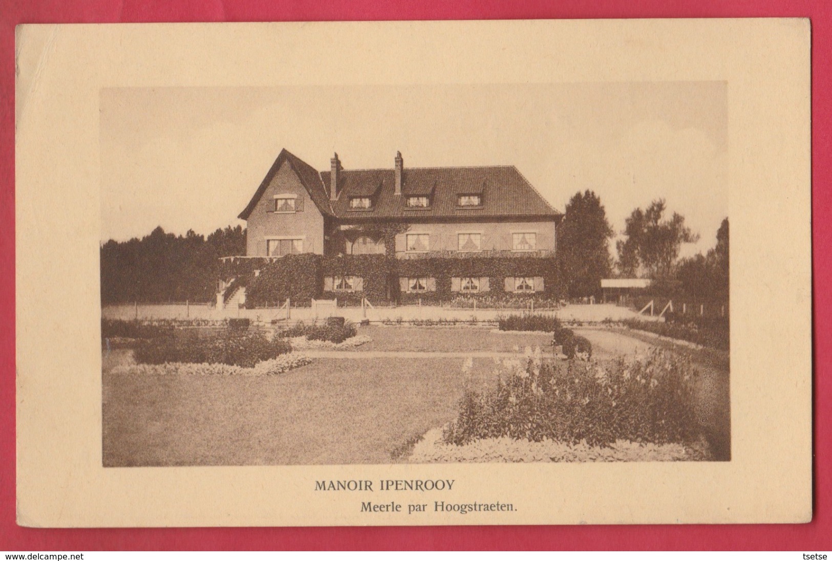 Meerle Par Hoogstraeten - Manoir Ipenrooy  ( Verso Zien ) - Hoogstraten