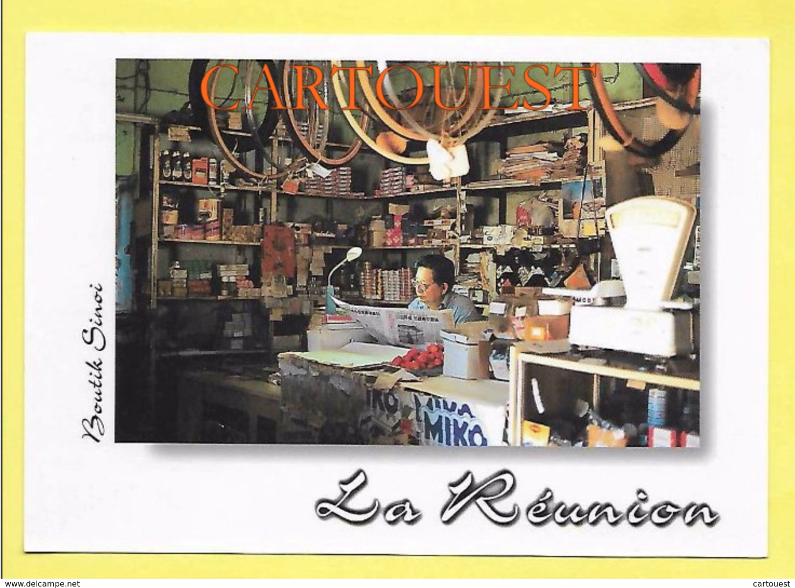 CPM ILE DE LA REUNION " Boutique Chinoise  "  ( Peu Commune ) TOP - Autres & Non Classés