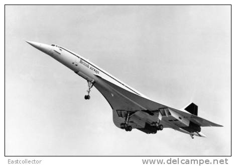 Concorde Stam-p-ed Ca-rd 0959 -6 - 1946-....: Moderne