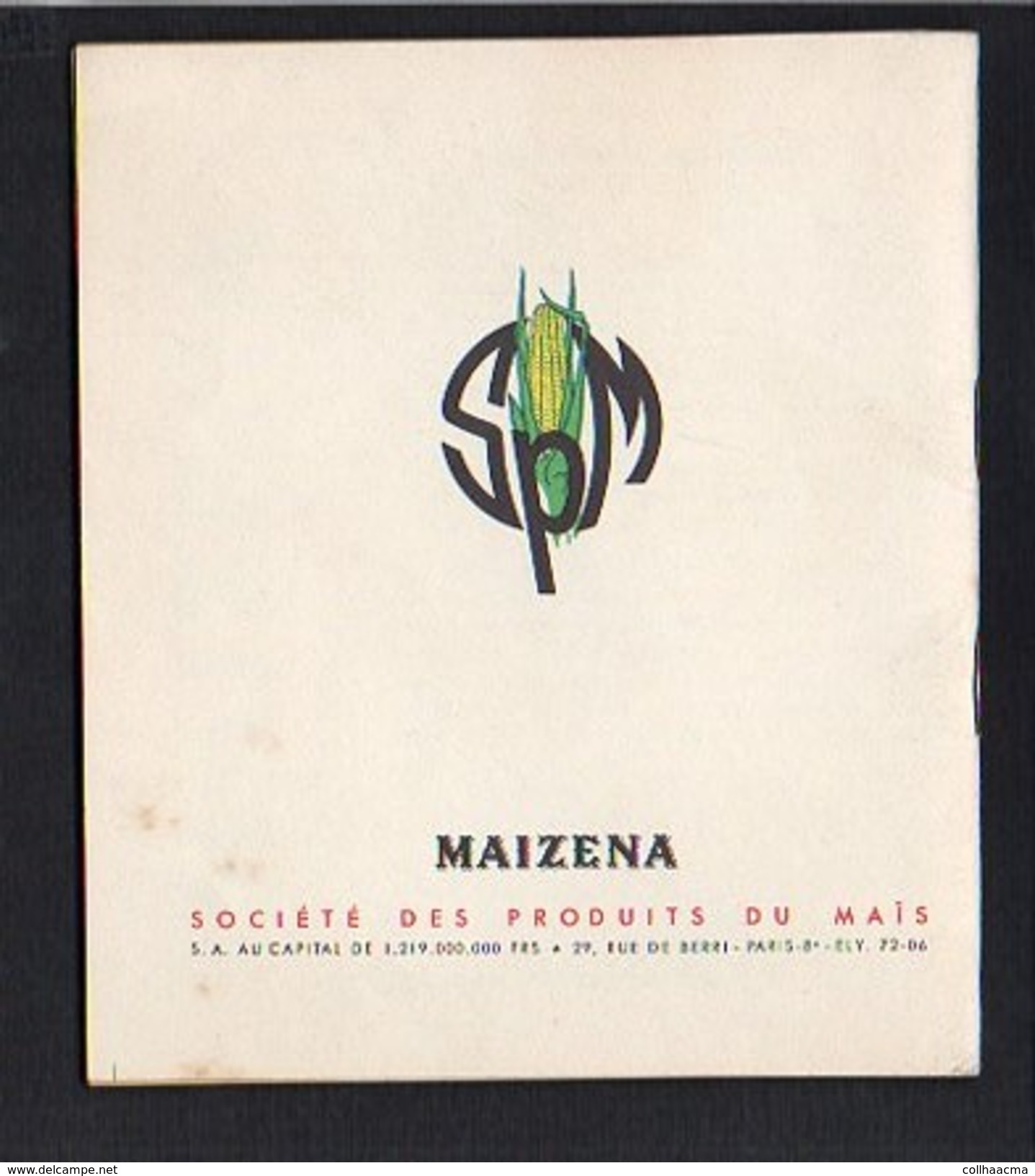 Publicité 1960 / Livret 32 Pages "Maïzéna" Quelques Bonnes Recettes De F. Bernard / Dessin J. Jacquelin - Advertising