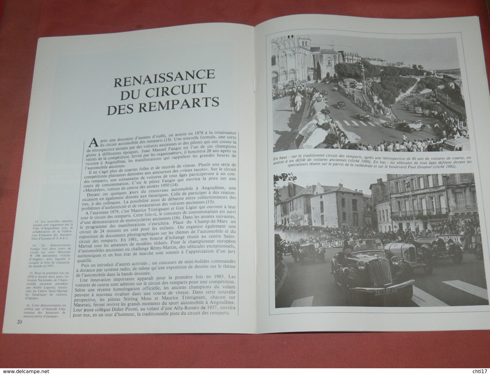 CHARENTES EN CPA N° 25  /1900  ANGOULEME CIRCUIT REMPARTS / ENVIRONS JARNAC SAINTES ROYAN COGNAC ROCHEFORT LA ROCHELLE