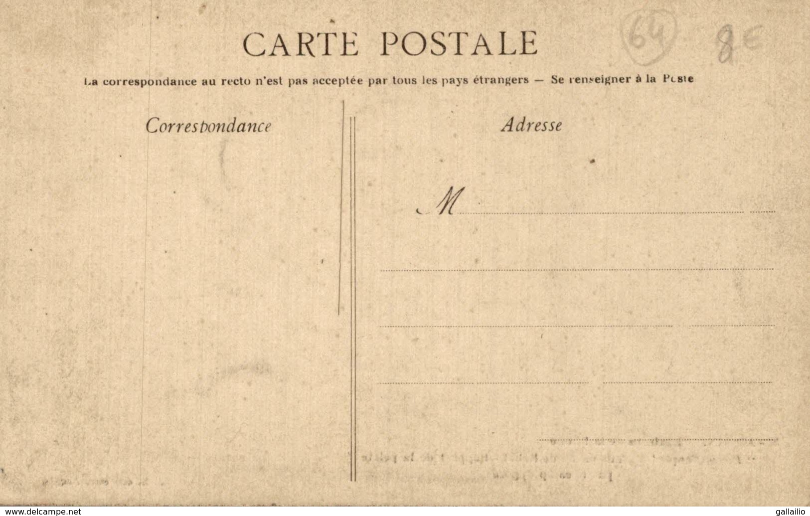 ASCAIN ENVIRONS DE LA RHUNE PELOTE BASQUE GRANDE PARTIE DE REBOT RAPPORT DE LA PELOTE PAR LE CAMP OPPOSE - Ascain