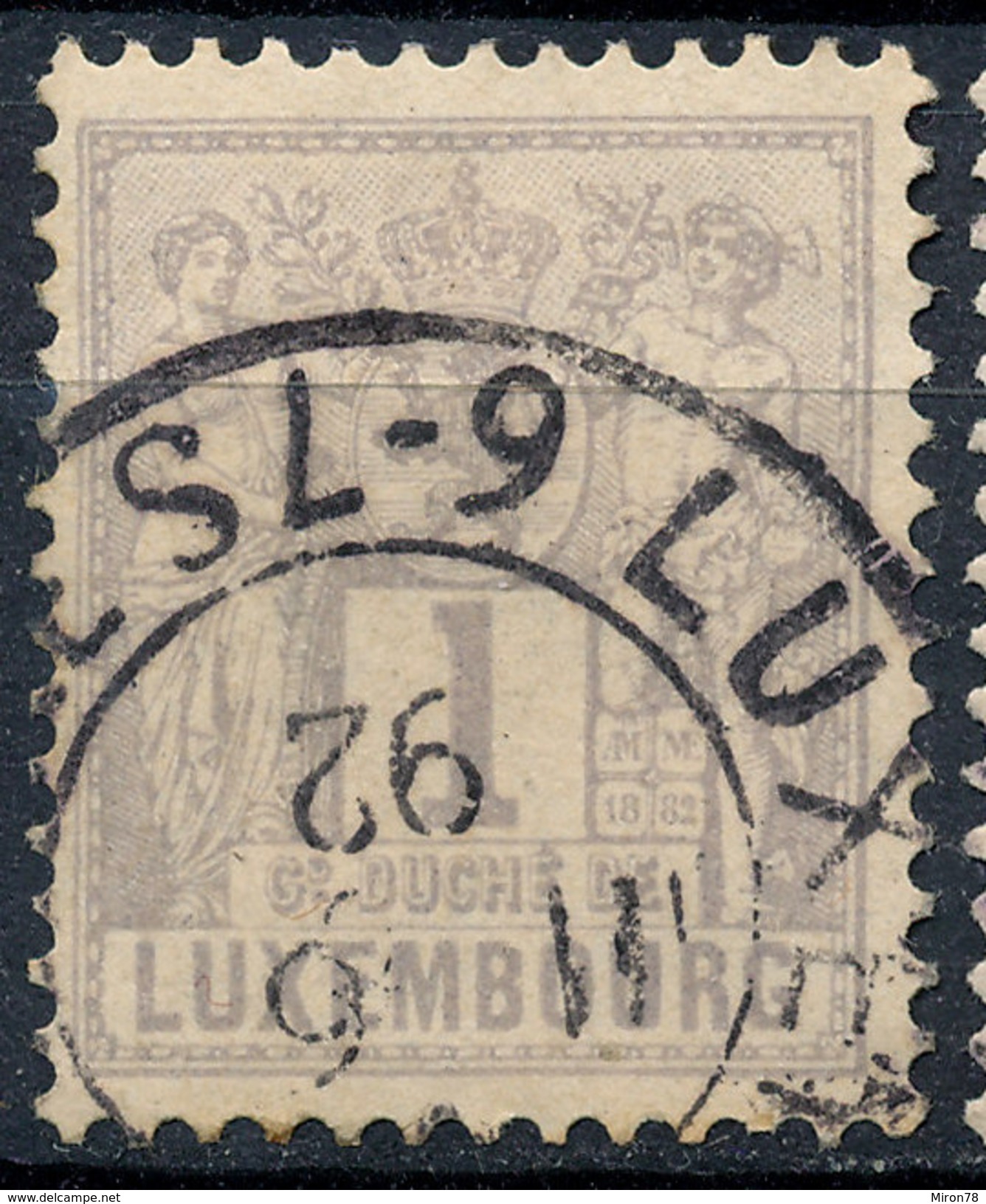 Stamp  Luxembourg 1882    Used Lot#22 - 1859-1880 Armoiries